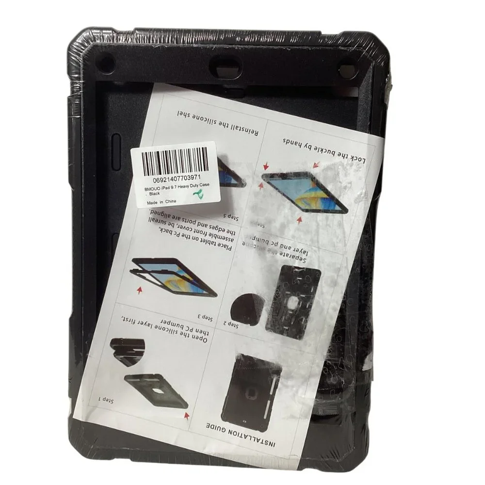 BMOUO Heavy Duty Protective Case, Apple iPad 9.7-inch